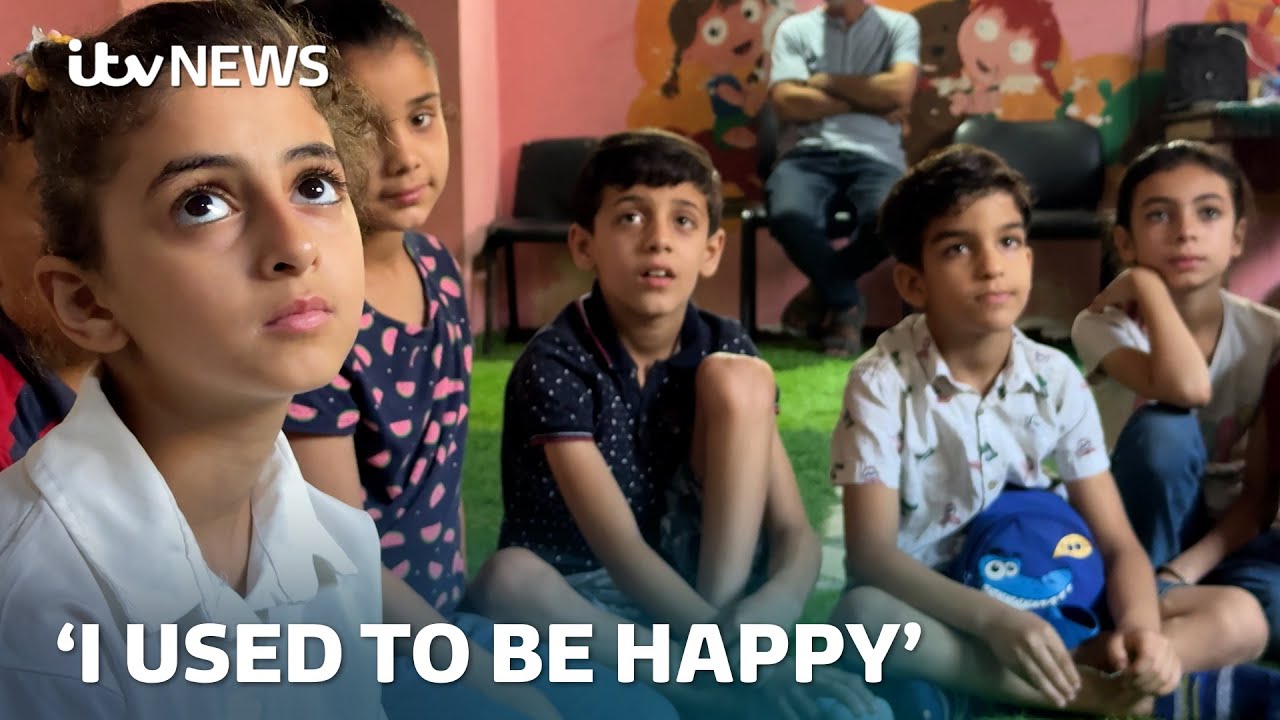 Inside the school that aims to give Gaza’s children a sense of normality | ITV News