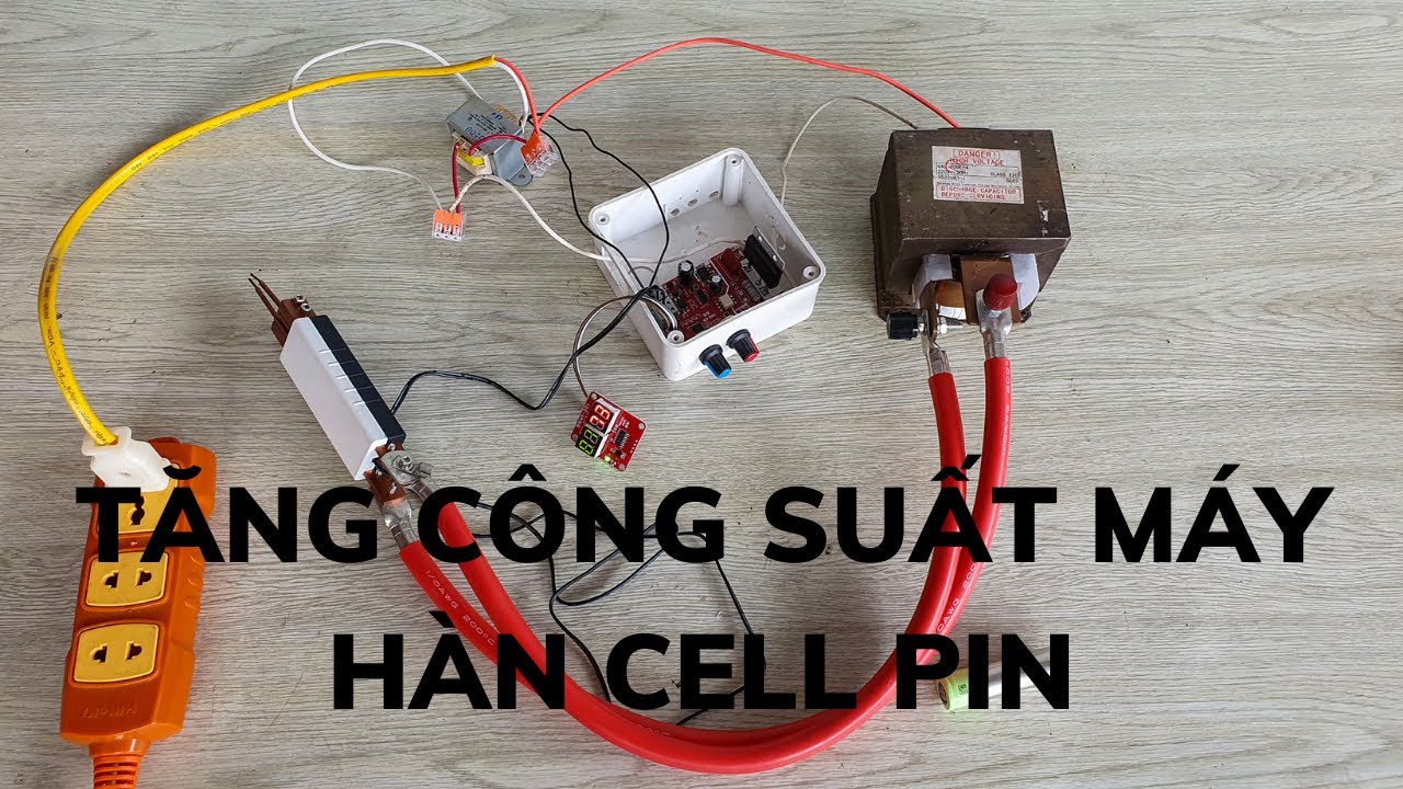 Hướng Dẫn Quấn Lại Sơ Cấp Máy Hàn Cell Pin  Biến Áp Lò Vi Sóng 900E