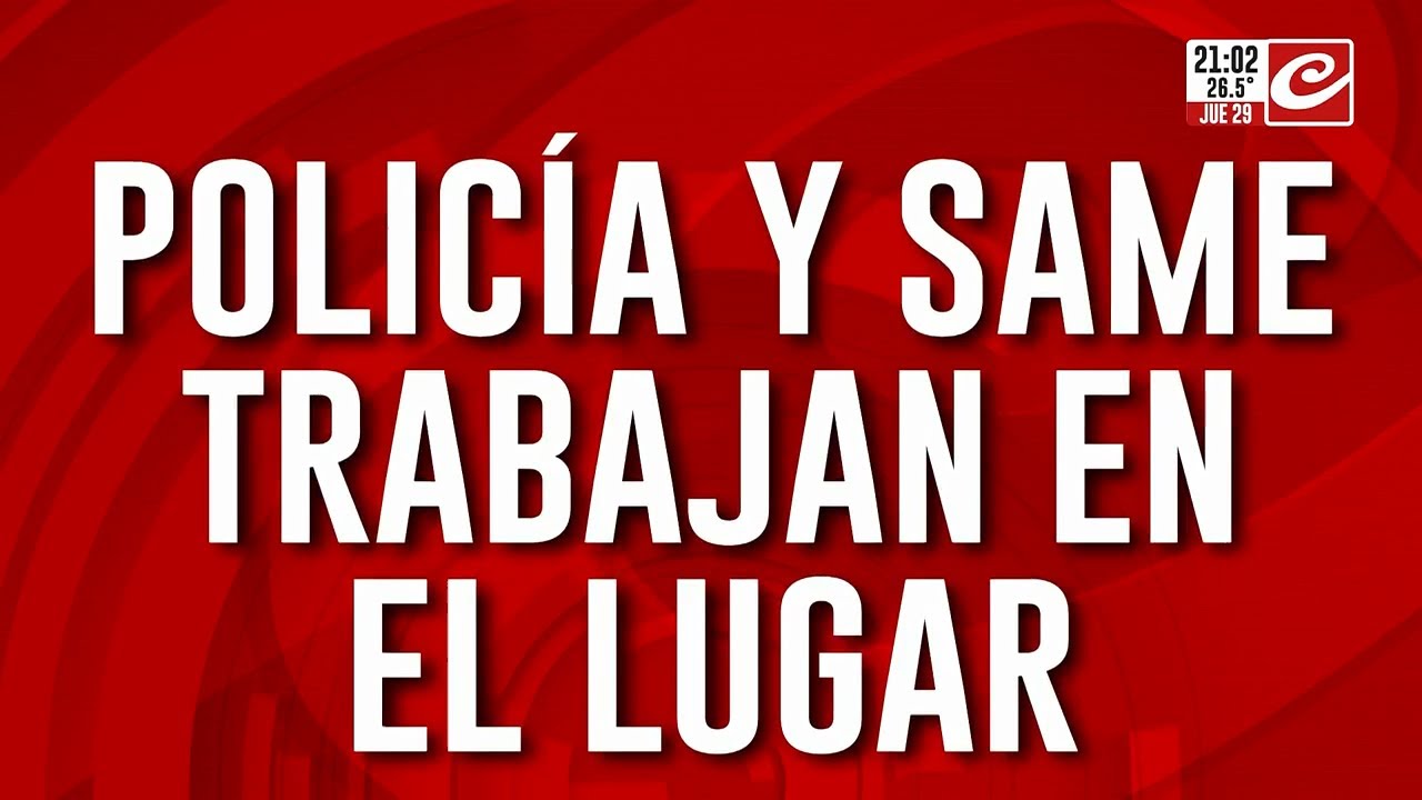 Policia y same trabajan en el lugar tras brutal enfrentamiento