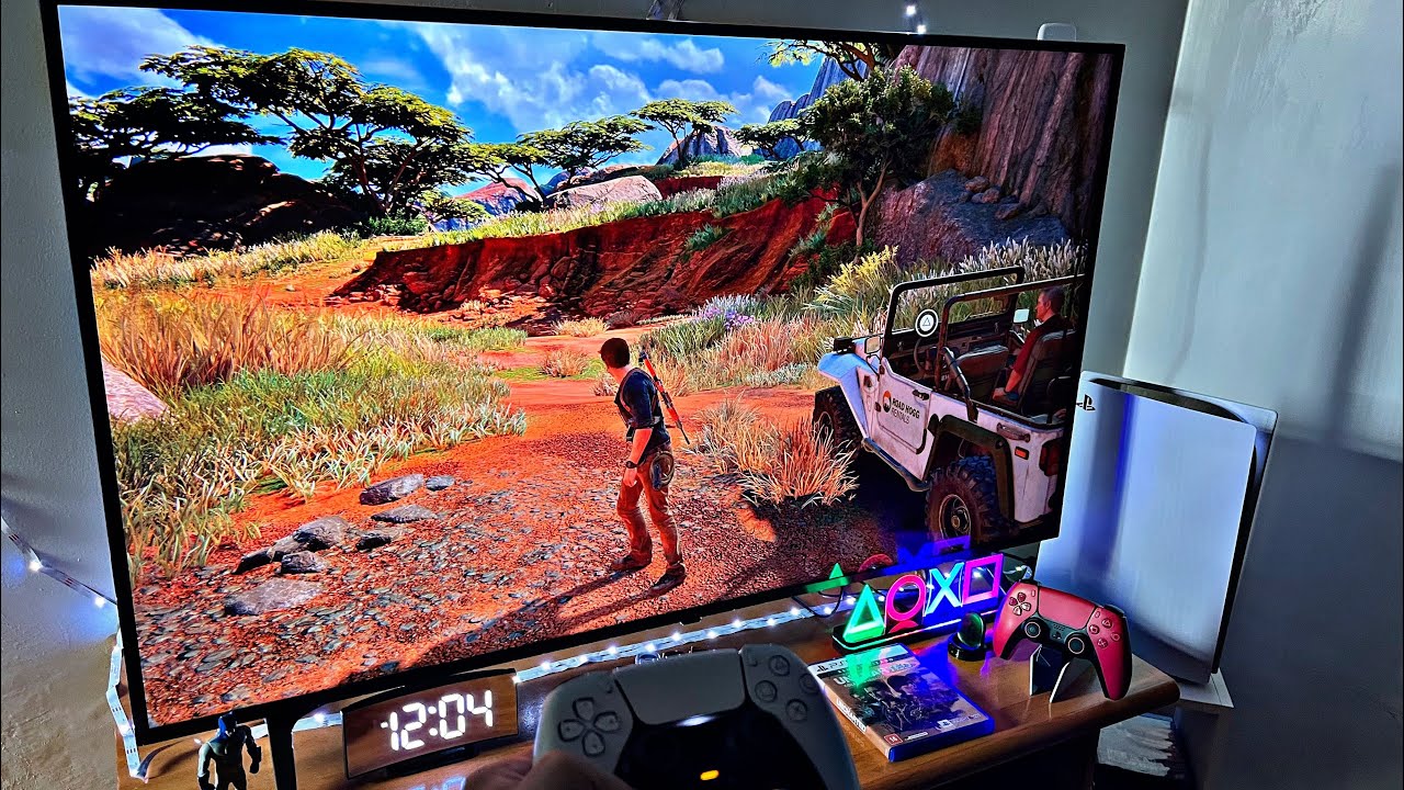 DIA GAMER JOGANDO UNCHARTED 4 NO PS5! 
