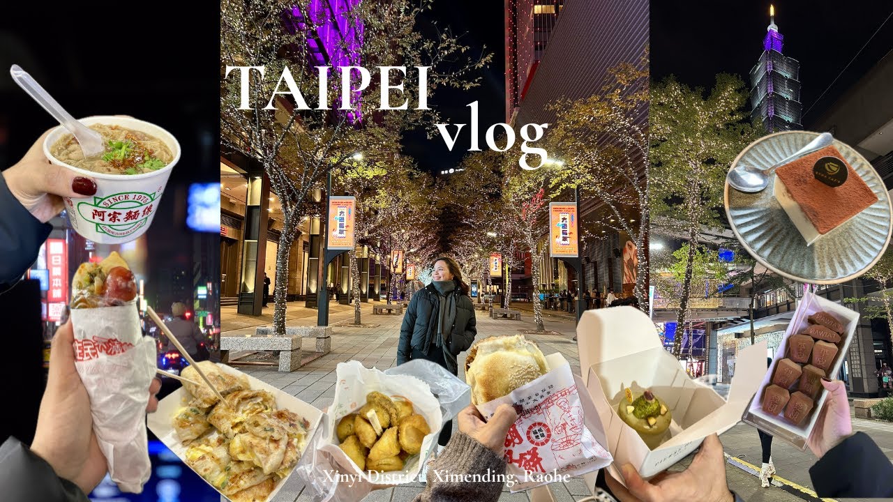 TAIWAN VLOG | 3 Days in Taipei 🇹🇼 | Cafés, Night Markets & Xinyi District Strolls