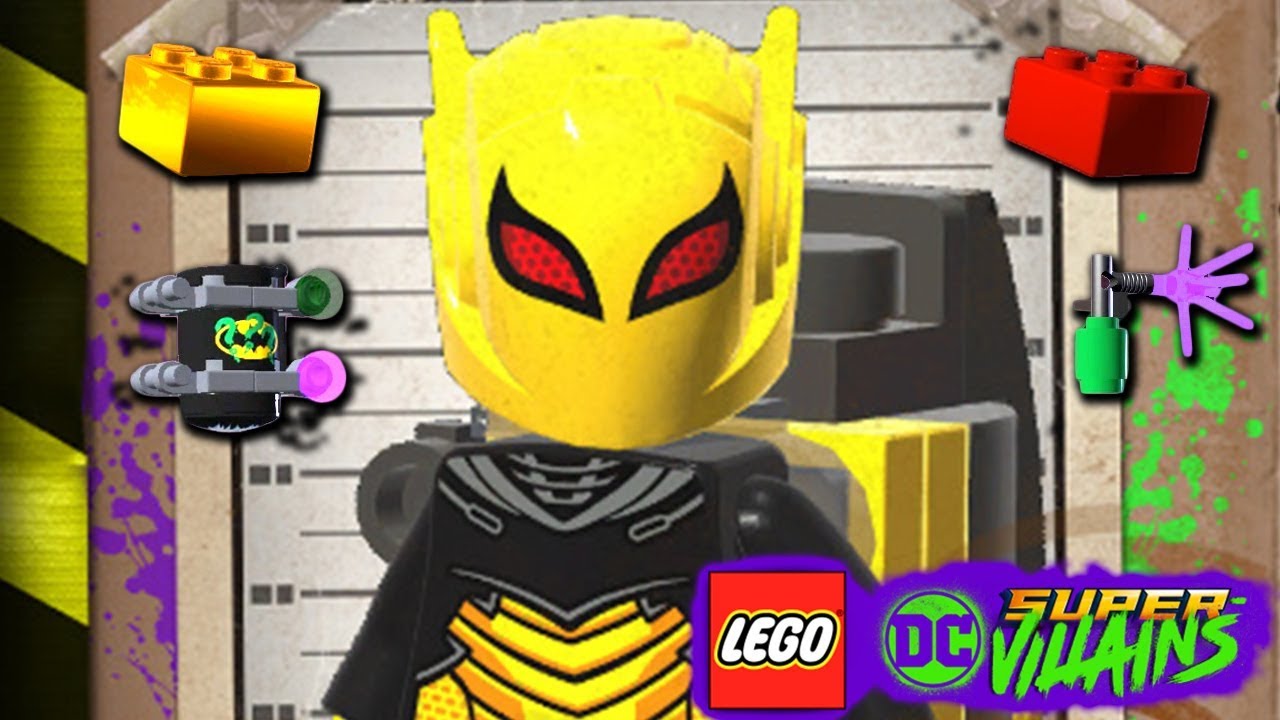 LEGO DC Super Villains #81 ARKHAM INACREDITÁVEL 100% MINIKITS GRAFITE PERSONAGEM E BLOCO VERMELHO