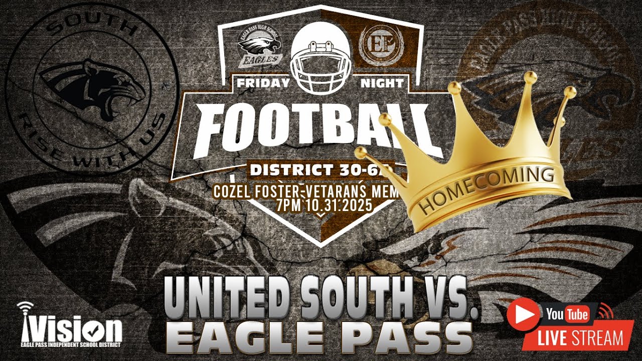 EPHS Eagles vs United South Panthers| Homecoming | Varsity Football | October 31, 2025