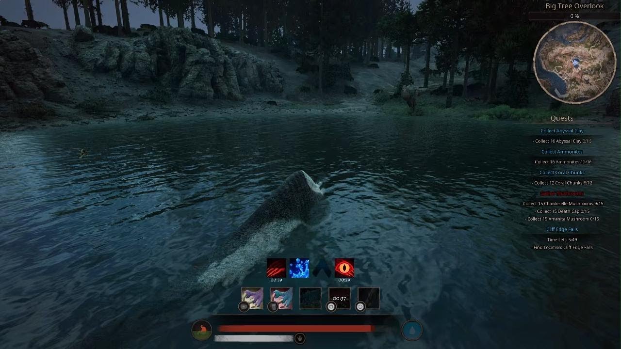 Path of Titans, Duck. Versus three Titans.