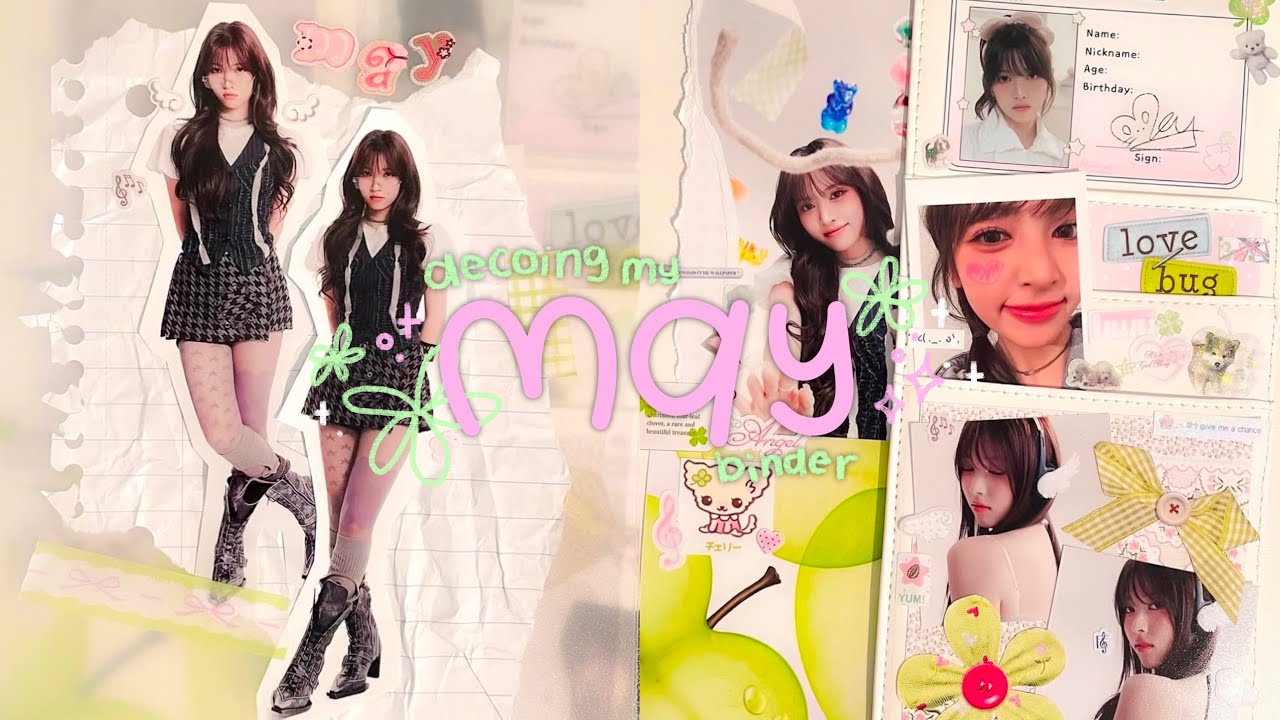 deco my rescene may binder with me ! (very chatty) 🌷🍏🩰