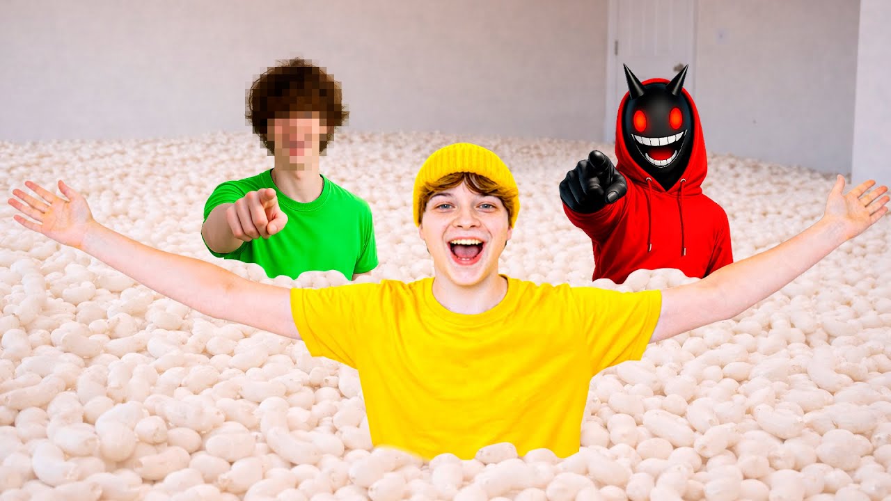 I FILLED MY BEST FRIEND'S ROOM WITH PACKING PEANUTS...