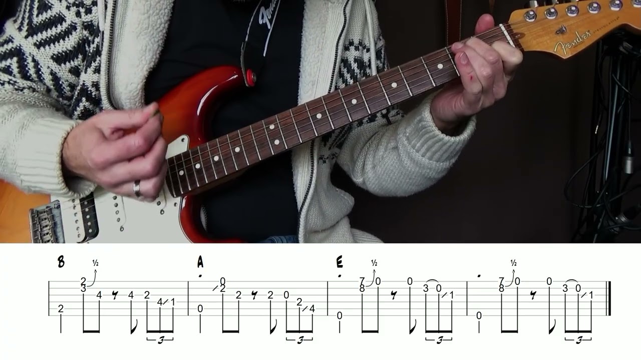 Blues in E with Triads