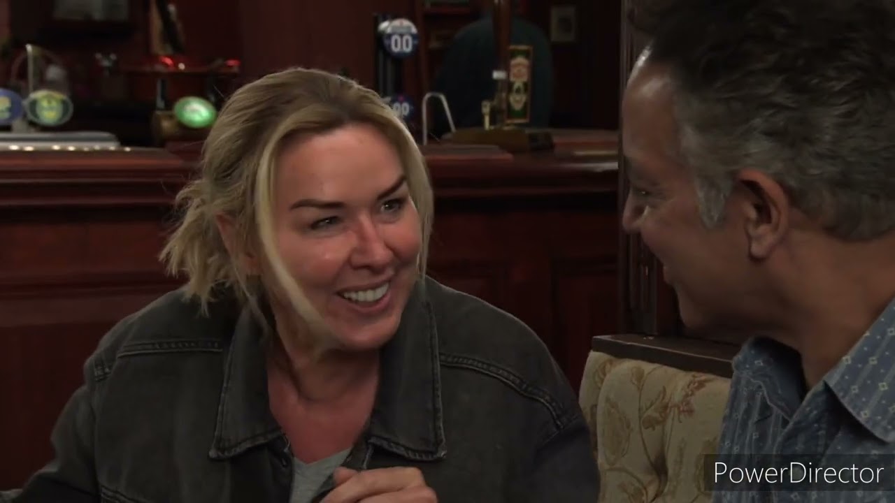 Corrie - Cassie Enjoys Having Drinks With Dev, Kirk and Tyrone At The Rovers (30/8/23)