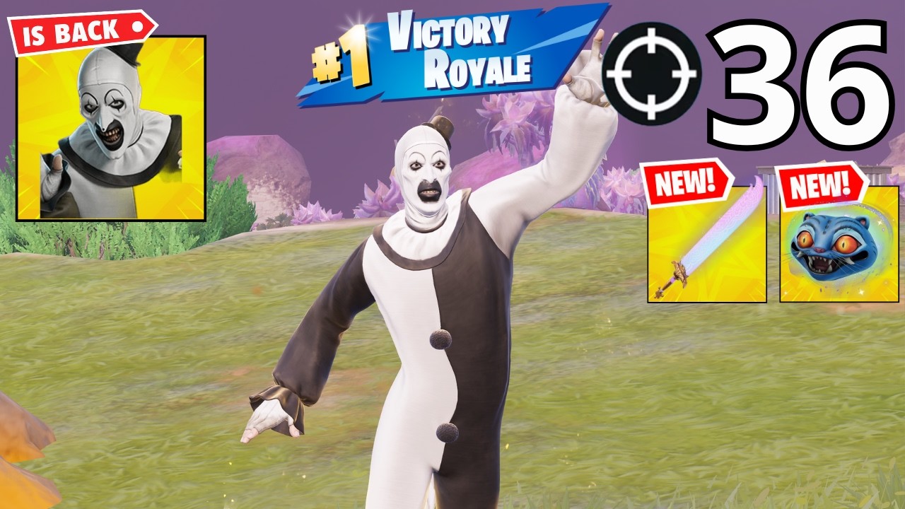 36 Elimination Gameplay Wins Zero Build (NEW FORTNITE CHAPTER 7 SEASON 1)