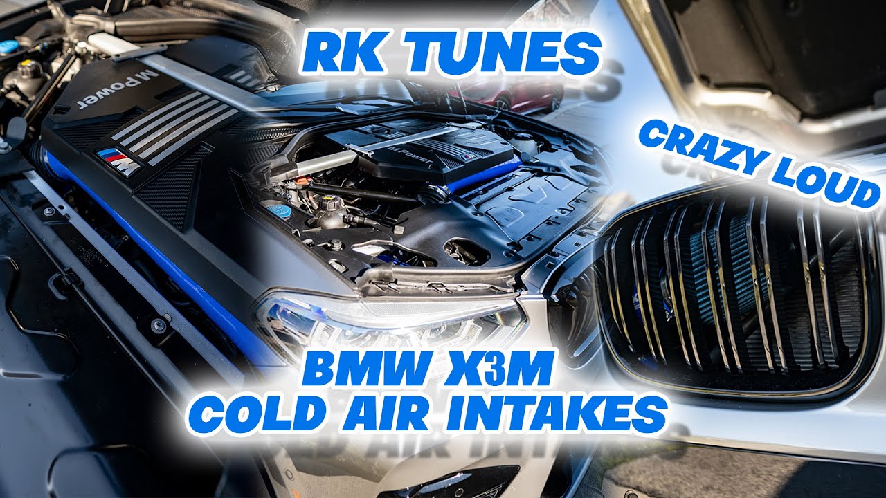RK TUNES BMW X3M COLD AIR INTAKES (CRAZY LOUD)