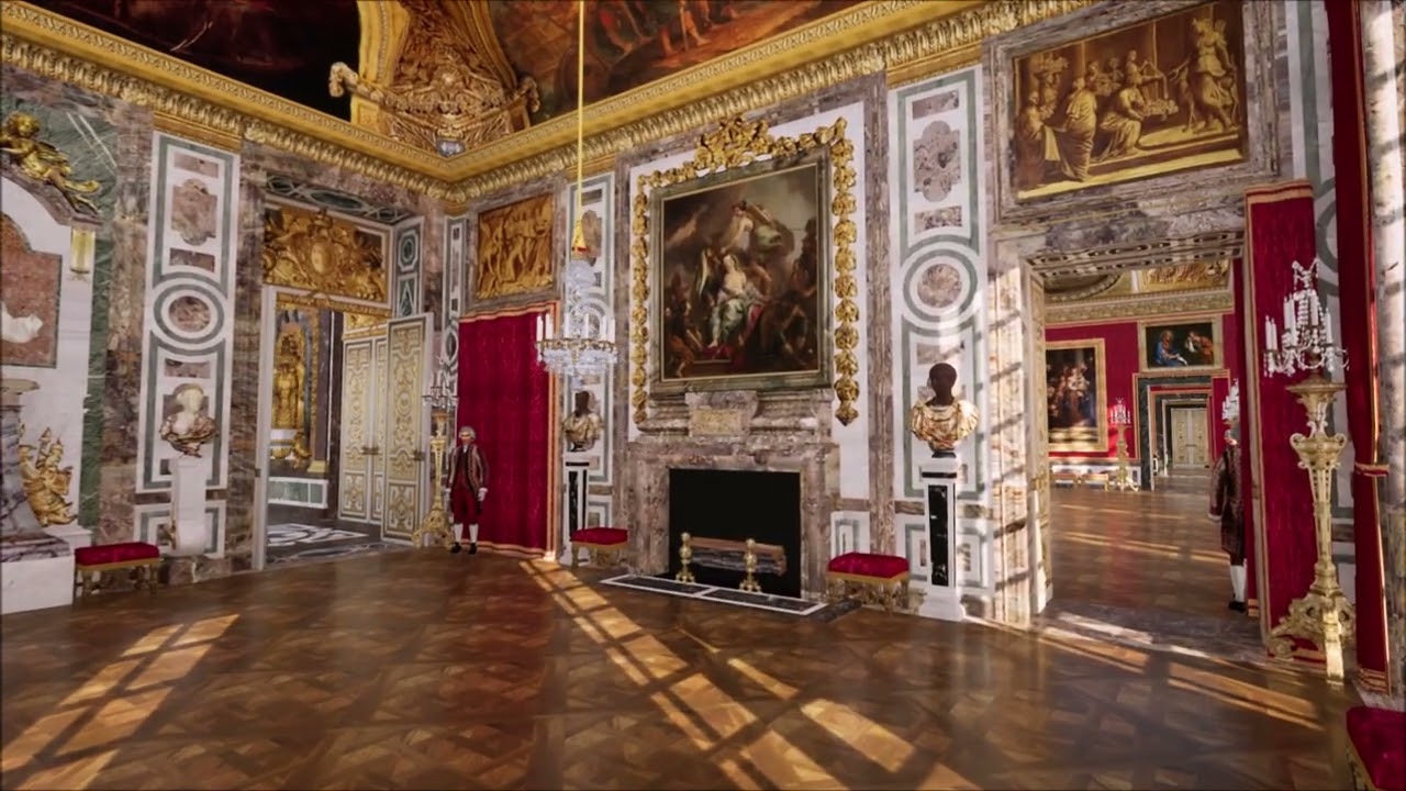 Le Grand appartement du roi à Versailles en 1750