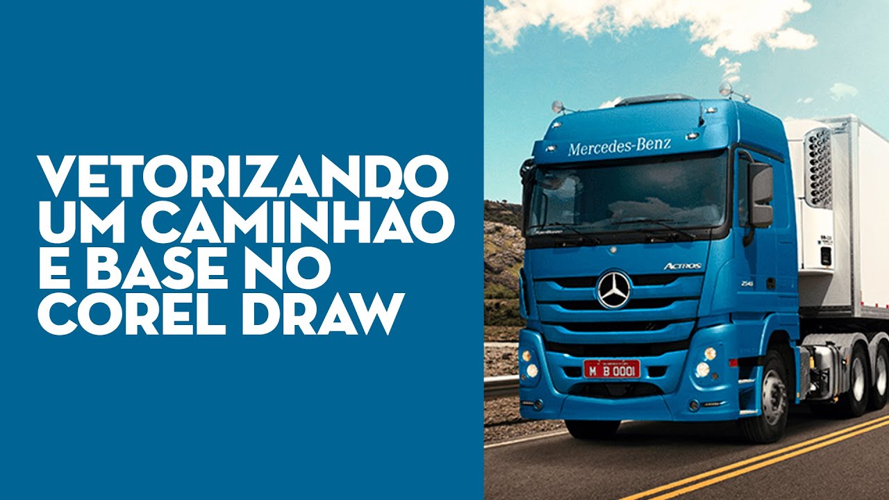 VETORIZANDO UM CAMINHÃO E CRIANDO ESCUDO // VETOR COREL DRAW