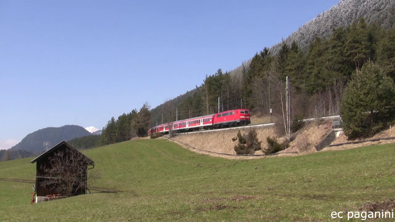 Die spektakuläre Karwendelbahn nach Innsbruck hinunter mit 111! (Rückblick 2013)
