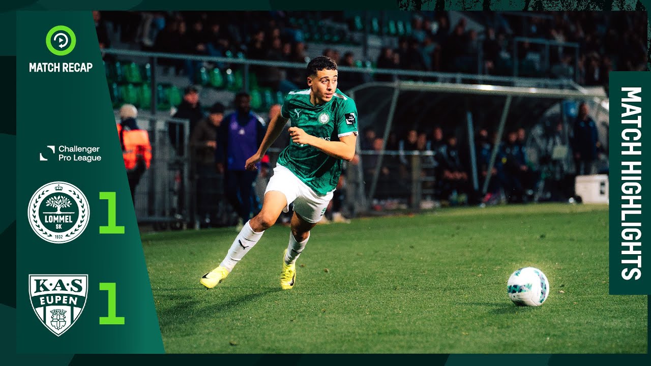 Highlights Lommel SK vs KAS Eupen (1-1)