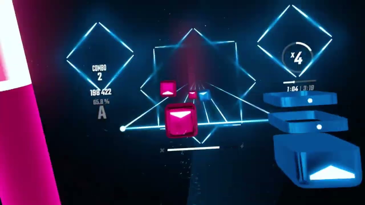 my first beat saber video!!
