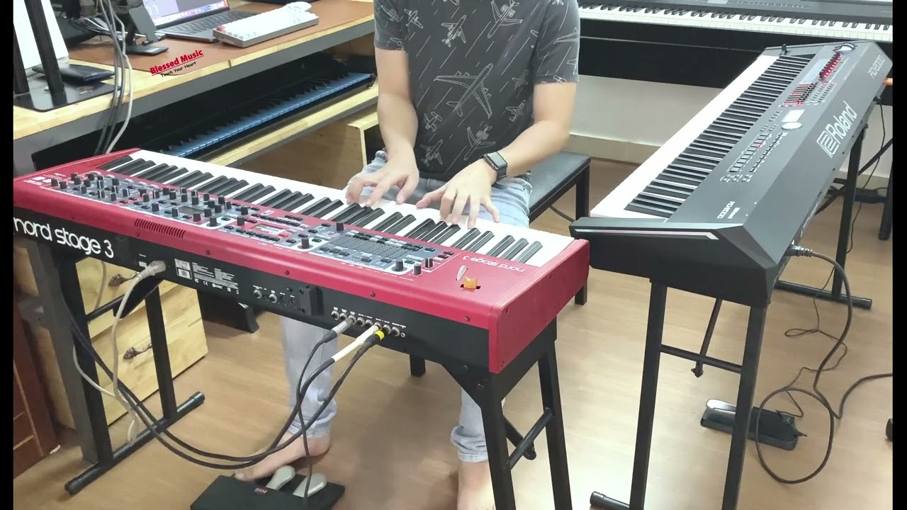 Nord Stage 3 vs Roland RD 2000|Flagship Pianos - sounds comparison
