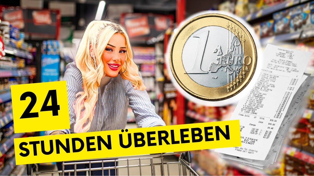 24 STUNDEN mit 1€ überleben! 😳