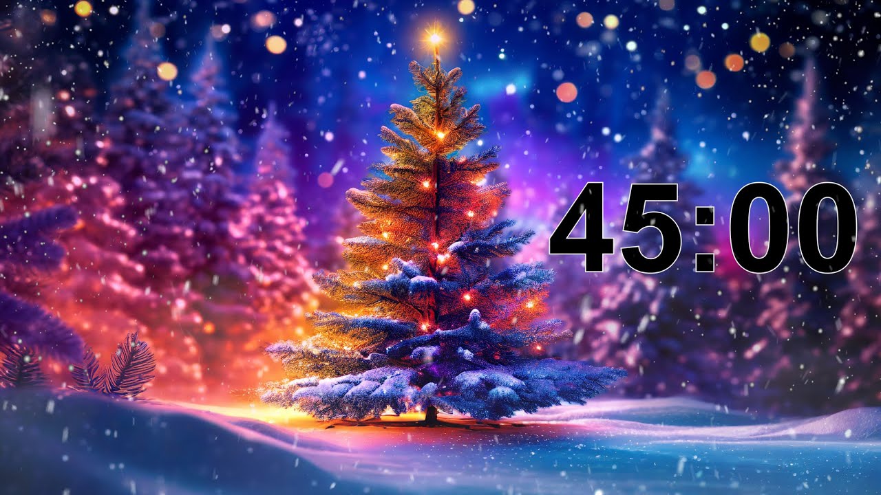 45 Minutes | Joyful Christmas Music w/ Winter Animation ❄️