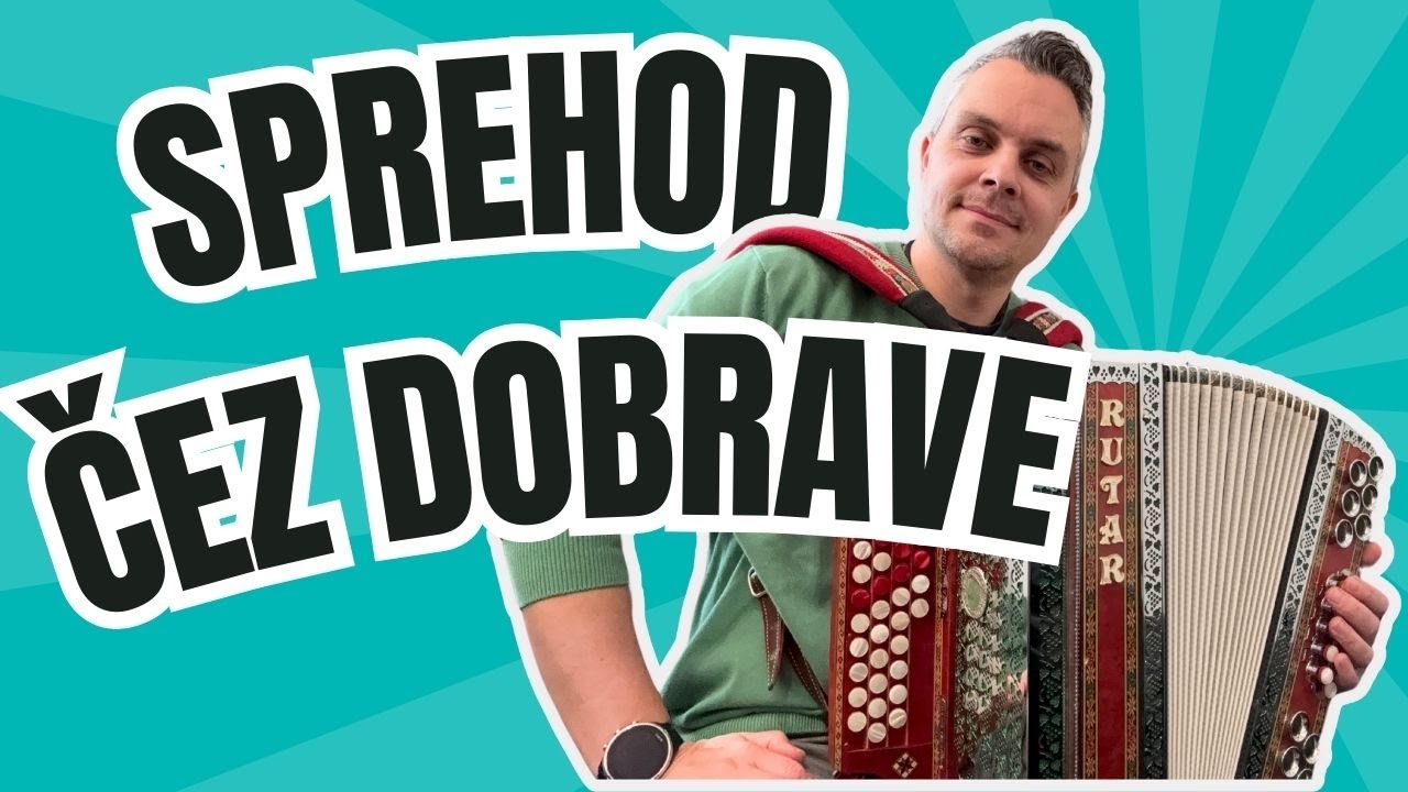 SPREHOD ČEZ DOBRAVE (Franc Mihelič) - DIATONIČNA HARMONIKA - SPLETNO UČENJE - GŠ VILI MARINŠEK