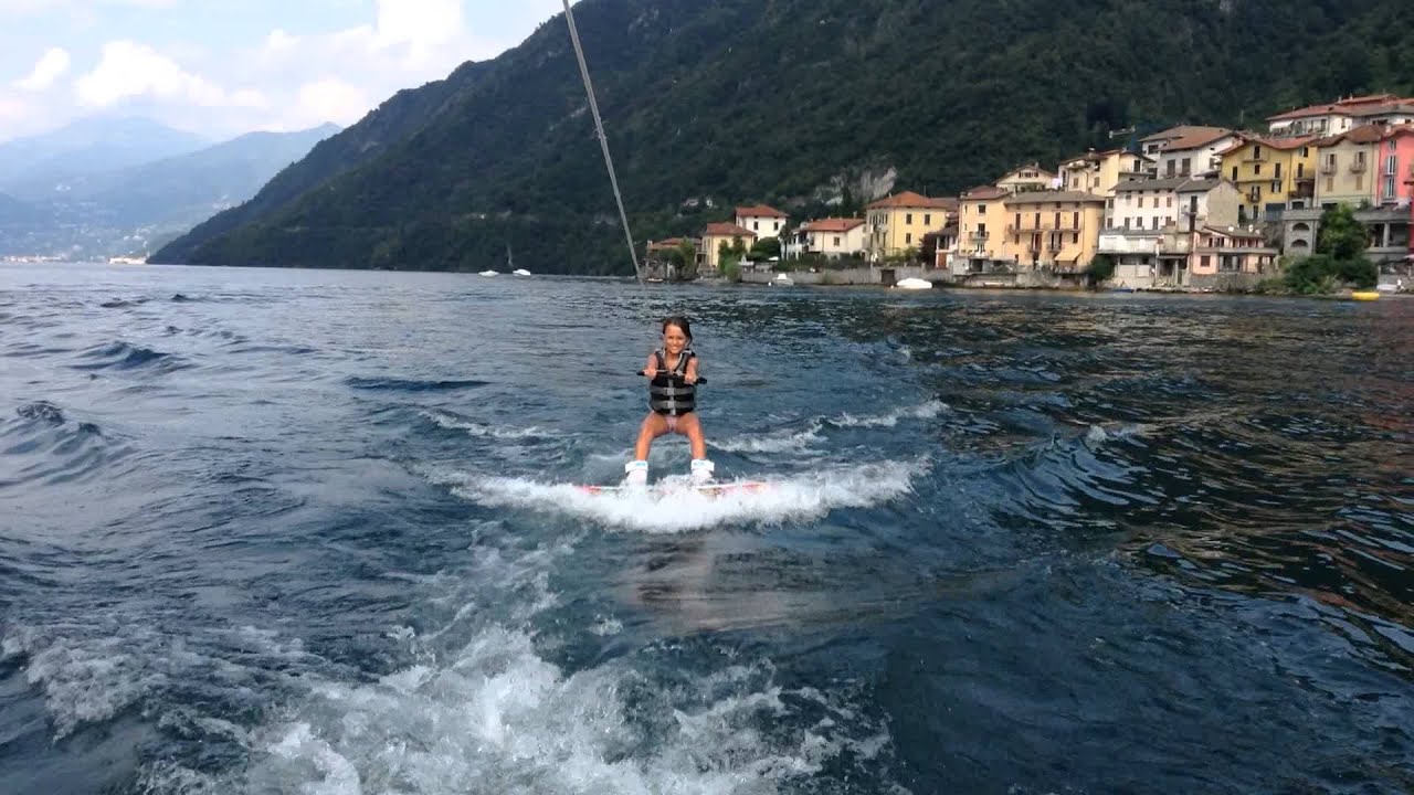 Federica Ticozzi. Prima lezione di wakeboard
