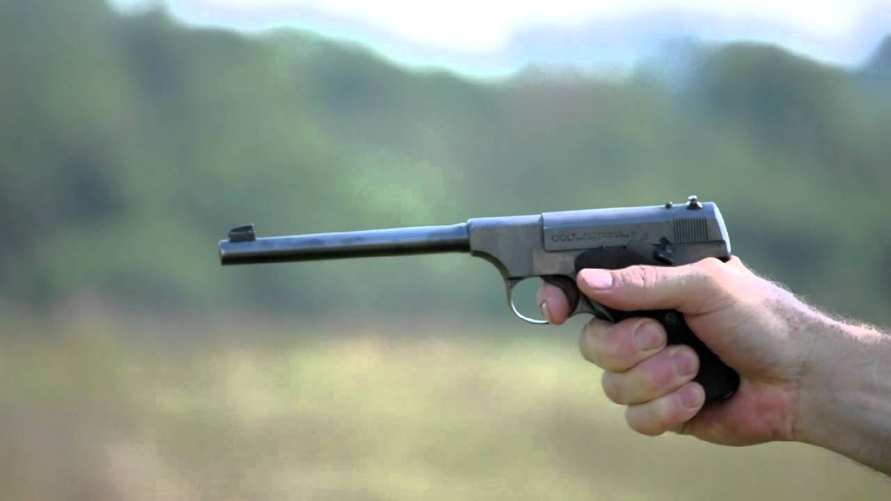 Shooting the Colt pre-Woodsman 22lr pistol