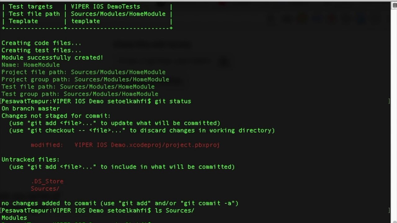 iOS VIPER Swift Tutorial - Generate VIPER Module with Generamba Code Generator