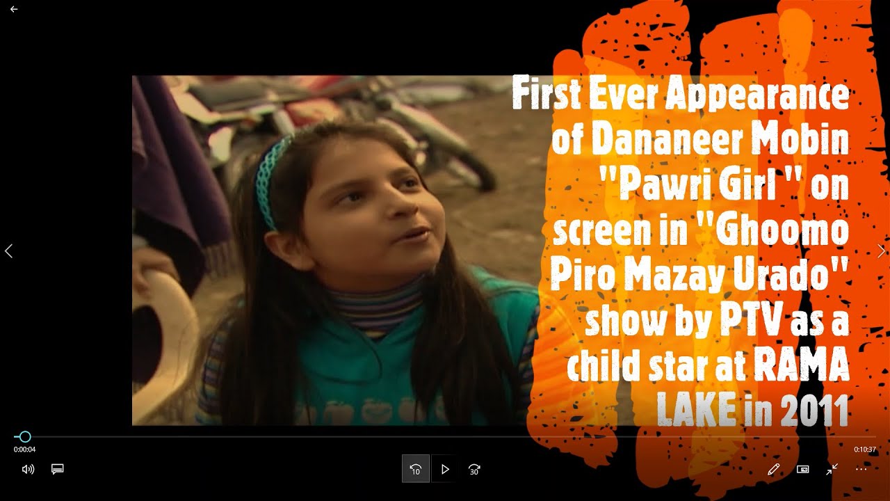Pawri Girl Dananeer Mubee First appearance on screen in 2011 #Ghoomo Pirro  @dananeerrmobeen