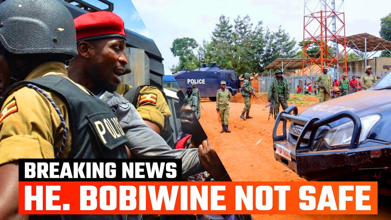 BREAKING: Security Forces BREAK INTO Bobi Wine’s Home! (Live Magere Update)