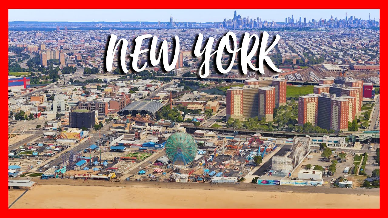 Aerial view of NEW YORK 🇺🇲 USA