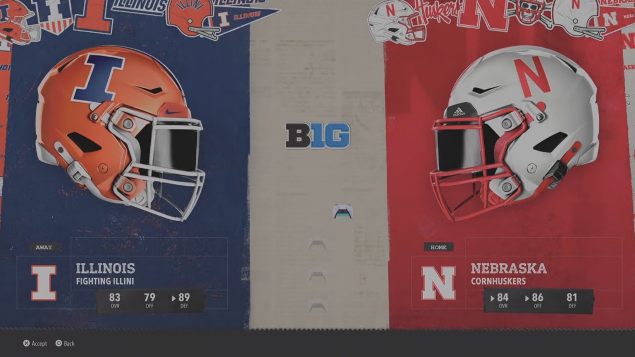 Illinois vs Nebraska WK11 2030 AI vs AI