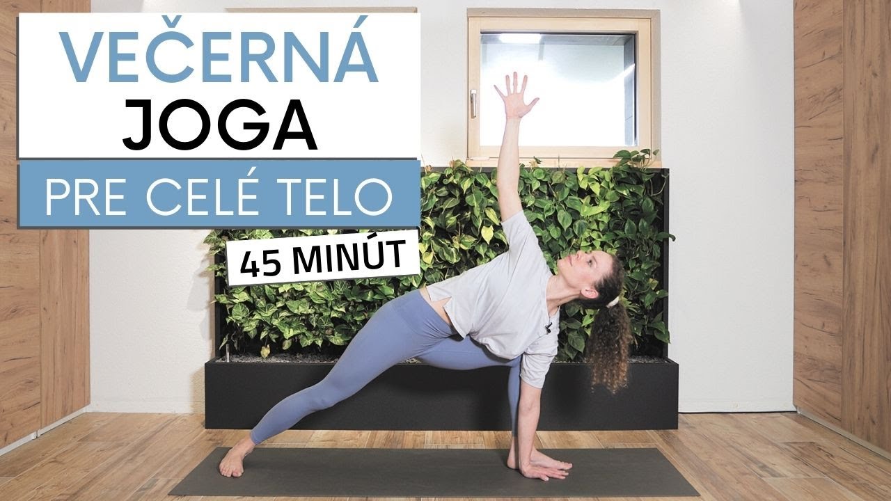 Večerná Hatha Joga | Zostava Jogy pre Celé Telo na Večer