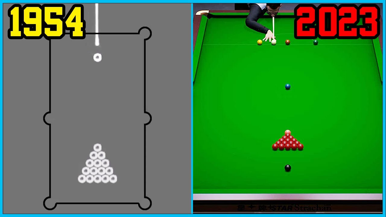 POOL, SNOOKER, BILLIARD video games evolution [1954 - 2023]