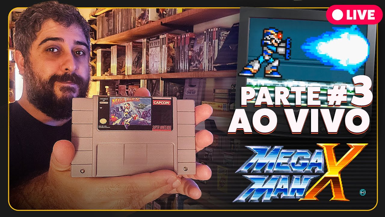 Zerando Mega Man X direto do Super Nintendo! | Parte #3 | Gbs Control + Cabo Scart