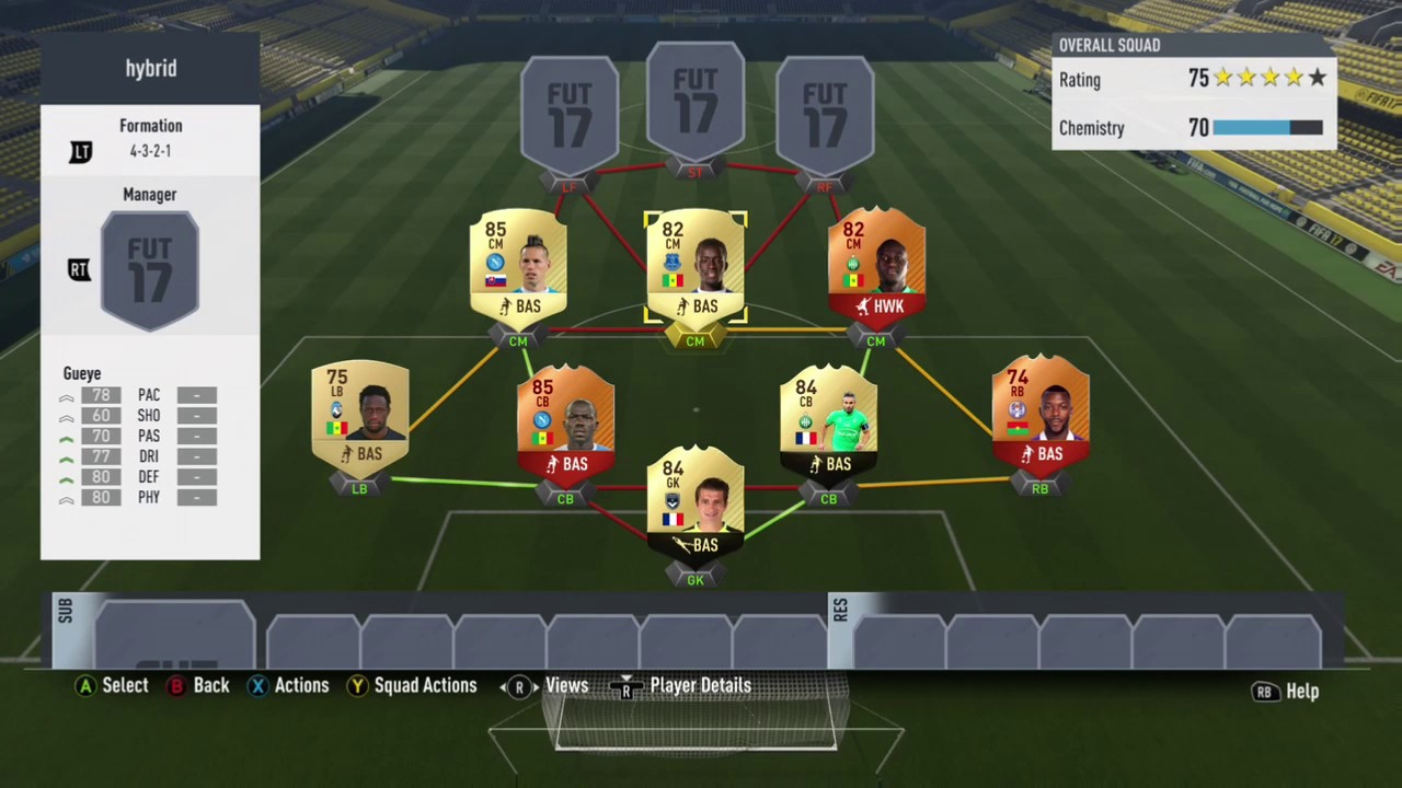 FIFA 17 - 200K Squad builder