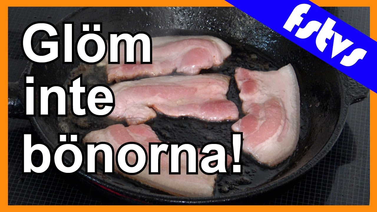 Bruna bönor med fläsk – mat för arbetande