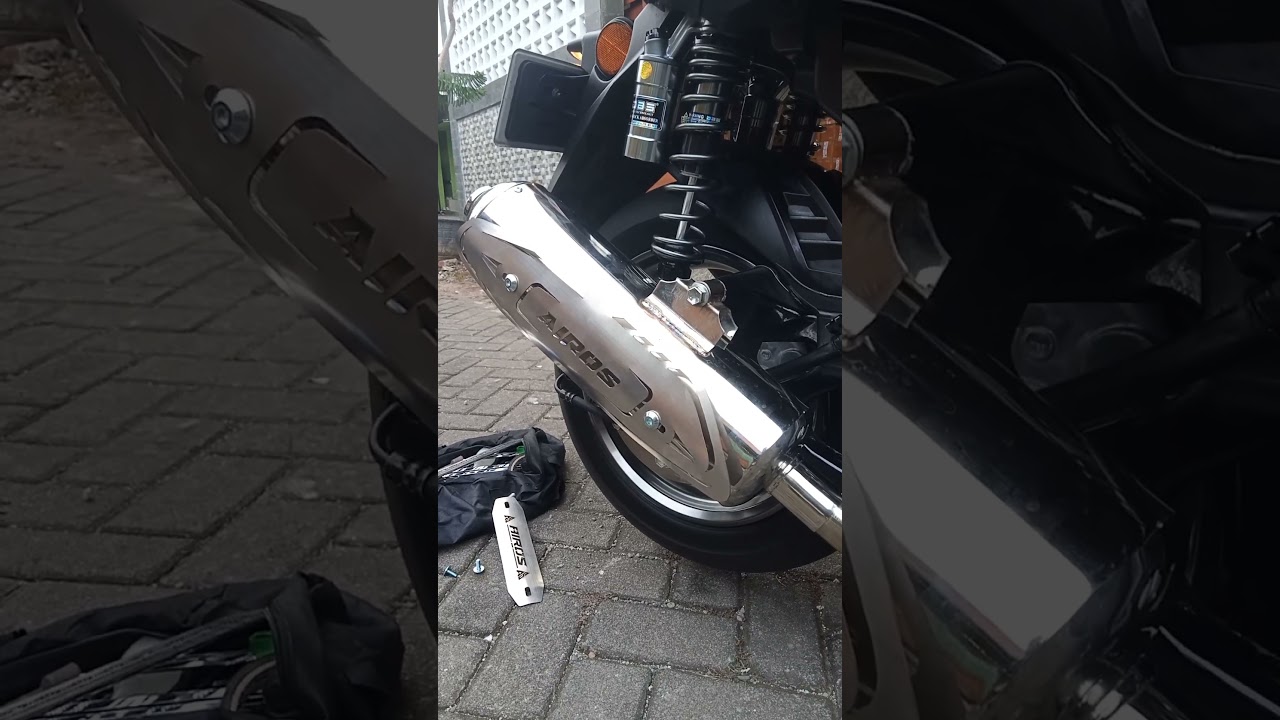 Knalpot Standar Racing AIROS suara ngebas adem ready untuk segala jenis motor matic