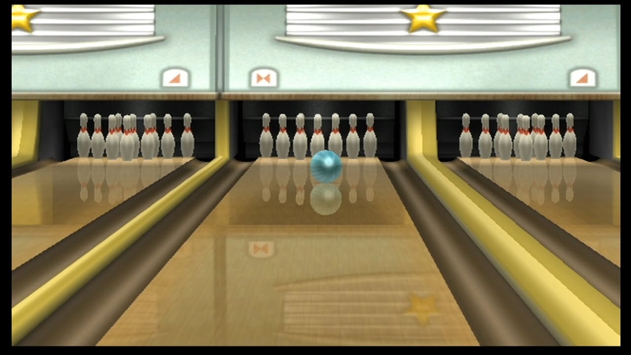[Wii Sports]Wiiスポーツのボウリングをプレイしてみた。～Play Bowling～