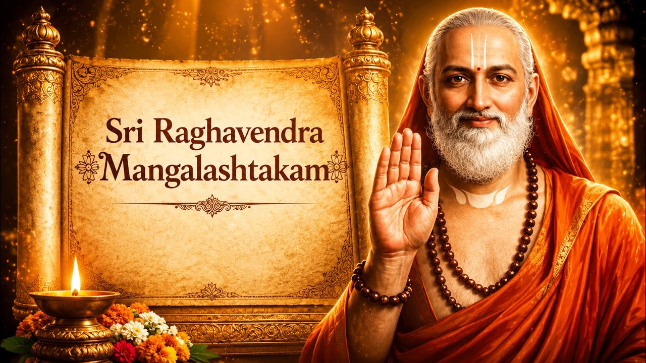 Sri Raghavendra Swamy Mangalashtakam | Sri Appannacharya | Mantralayam Rayaru Divine Stotram