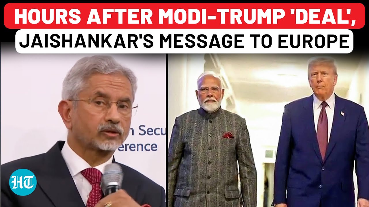 Full Session: Jaishankar's Message To Europe, Hours After PM Modi-Trump 'Deal' Stunned World| Munich