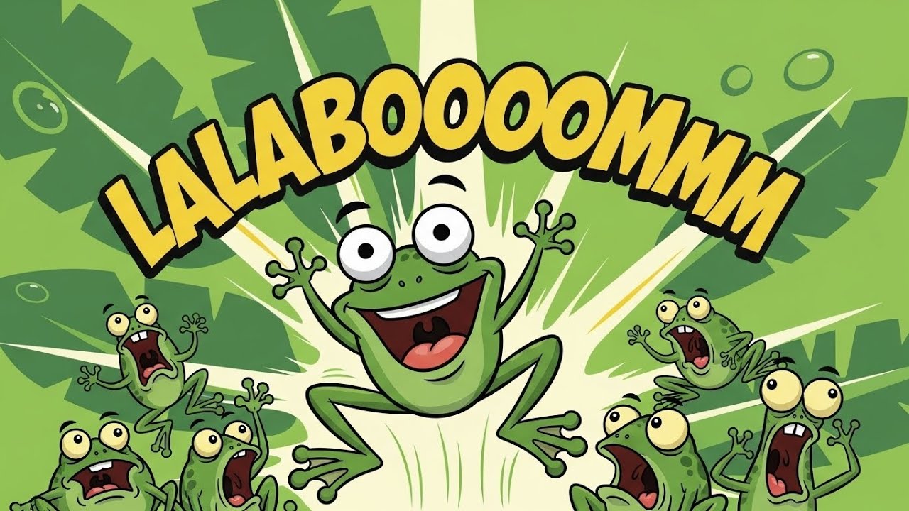 🐸 Sapinho Verde | Música Infantil, Diversão e Aprendizado com Lalábooommm! 🌱💧