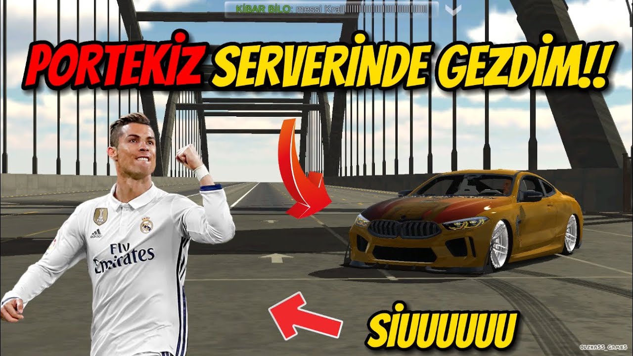PORTEKİZ SERVERİNDA GEZDİM!! (CAR PARKİNG MULTİPLAYER!!!)