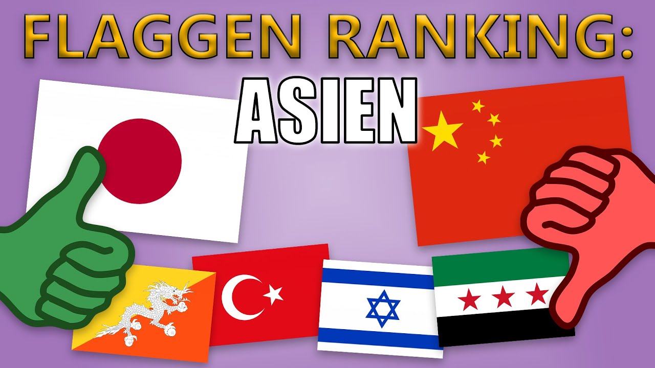 Die Besten und Schlechtesten Flaggen Asiens