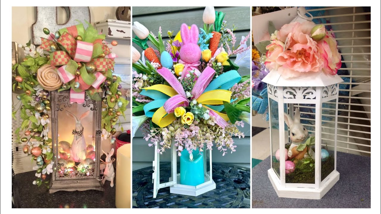 BEAUTIFUL EASTER TABLE DECOR | DIY EASTER CENTERPIECE IDEAS 