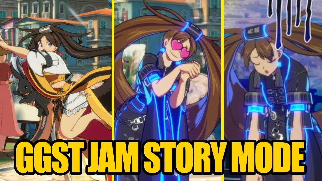 GGST Jam Kuradoberi Arcade Story Mode | ALL CHAPTERS & SCENES