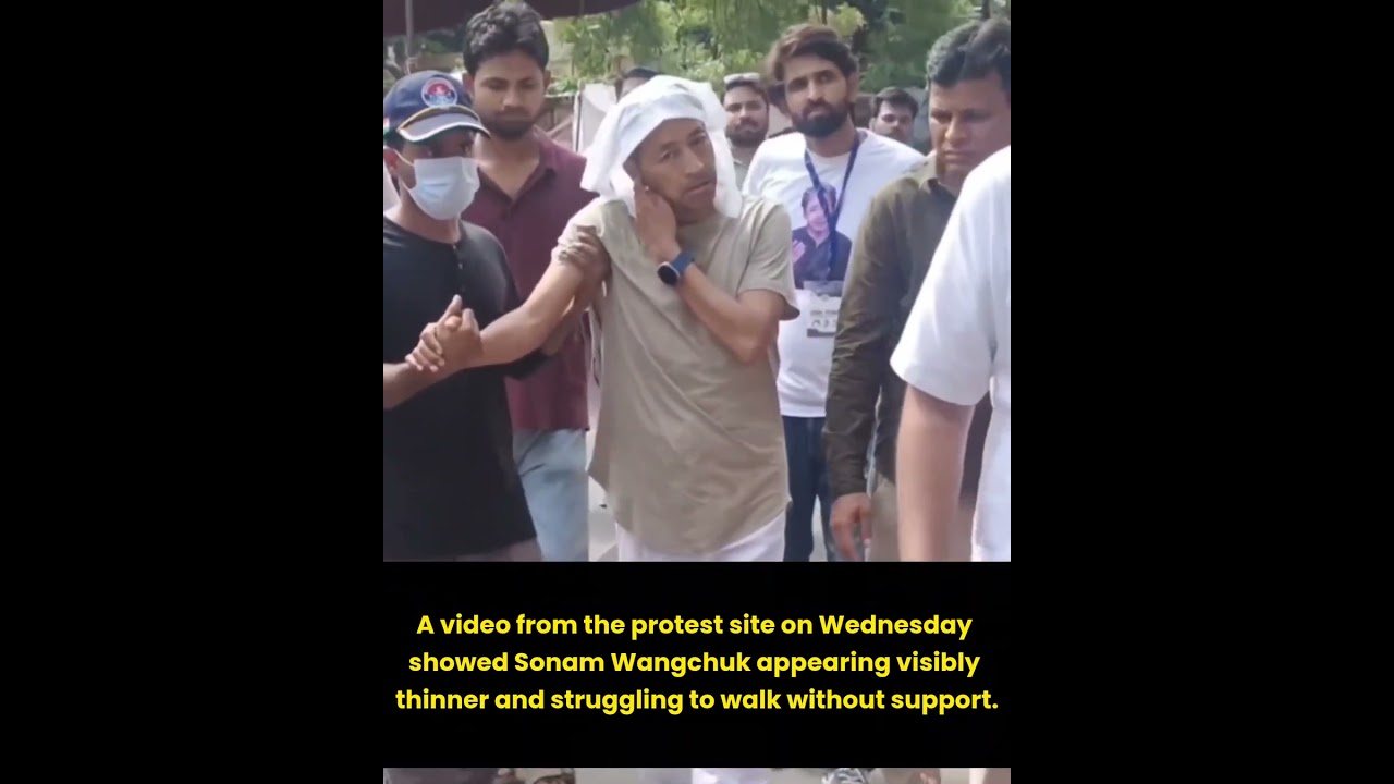 eighteenth day of indefinite hunger strike by Sonam Wangchuk