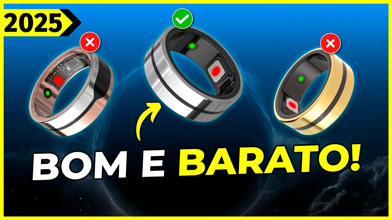 Os 3 Melhores Smart Rings Em 2025! ANEIS INTELIGENTES