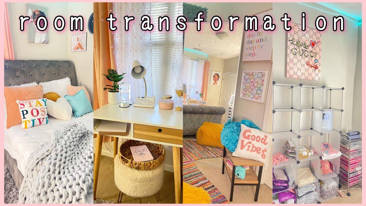 EXTREME ROOM MAKEOVER + TRANSFORMATION *pinterest/tiktok inspired*