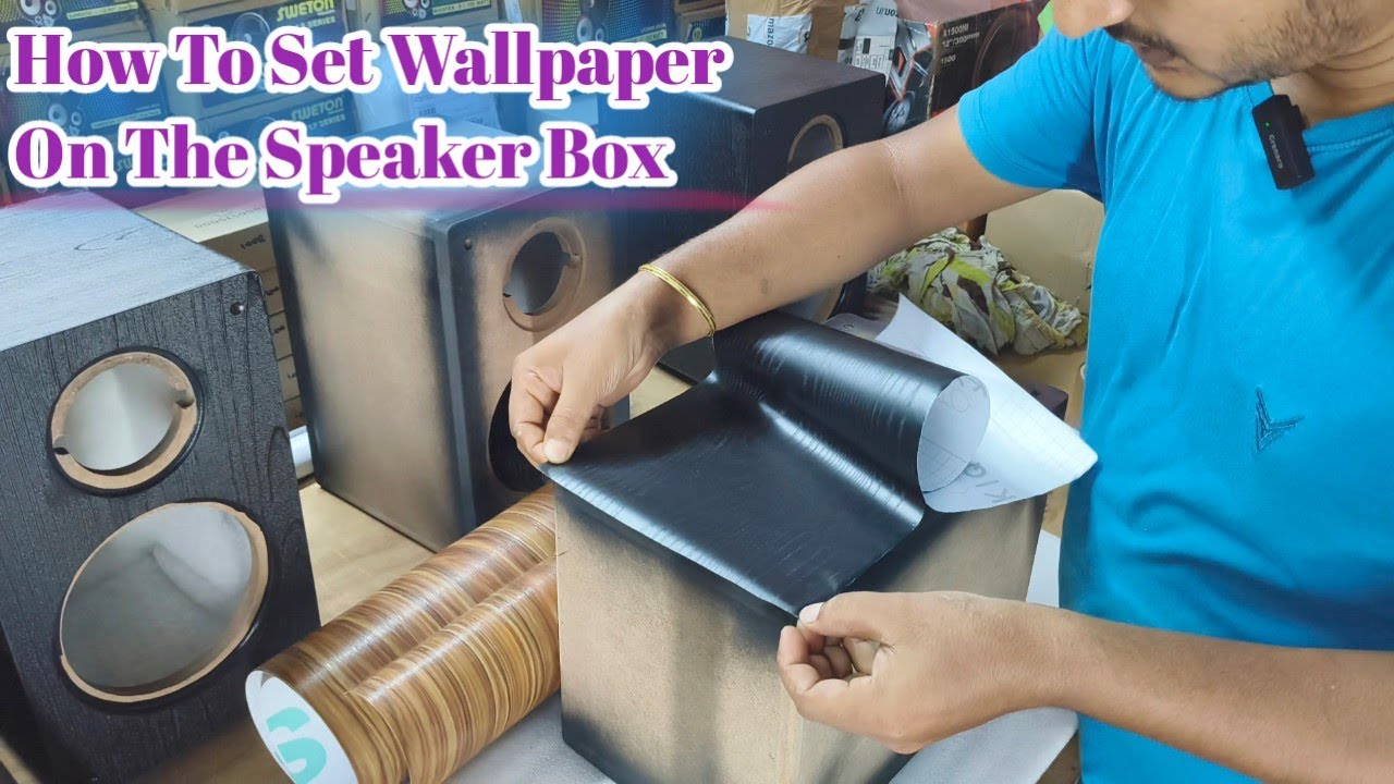 How To Set Wallpaper On The Speaker Box