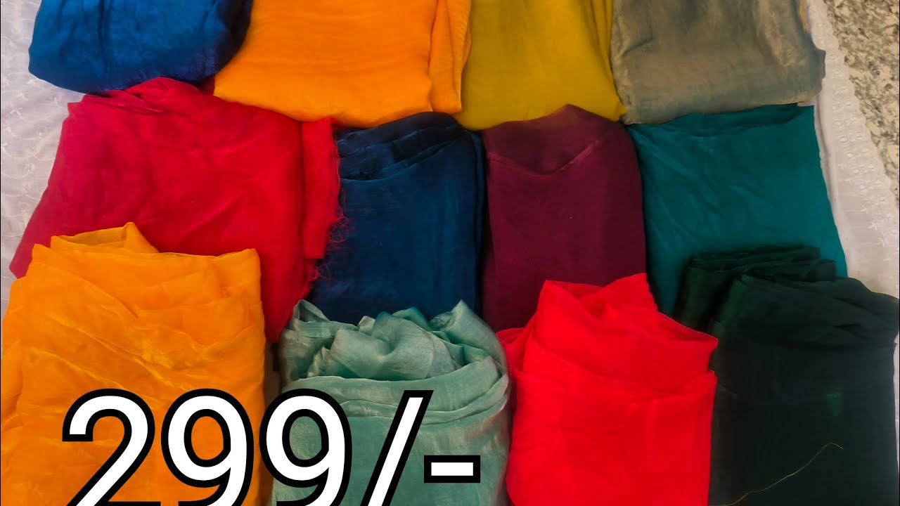 9703630885 🌹❤️ 6 to 7 meter 2 cut sarees 💃💃only 299/-🌹❤️ #aaacollections 