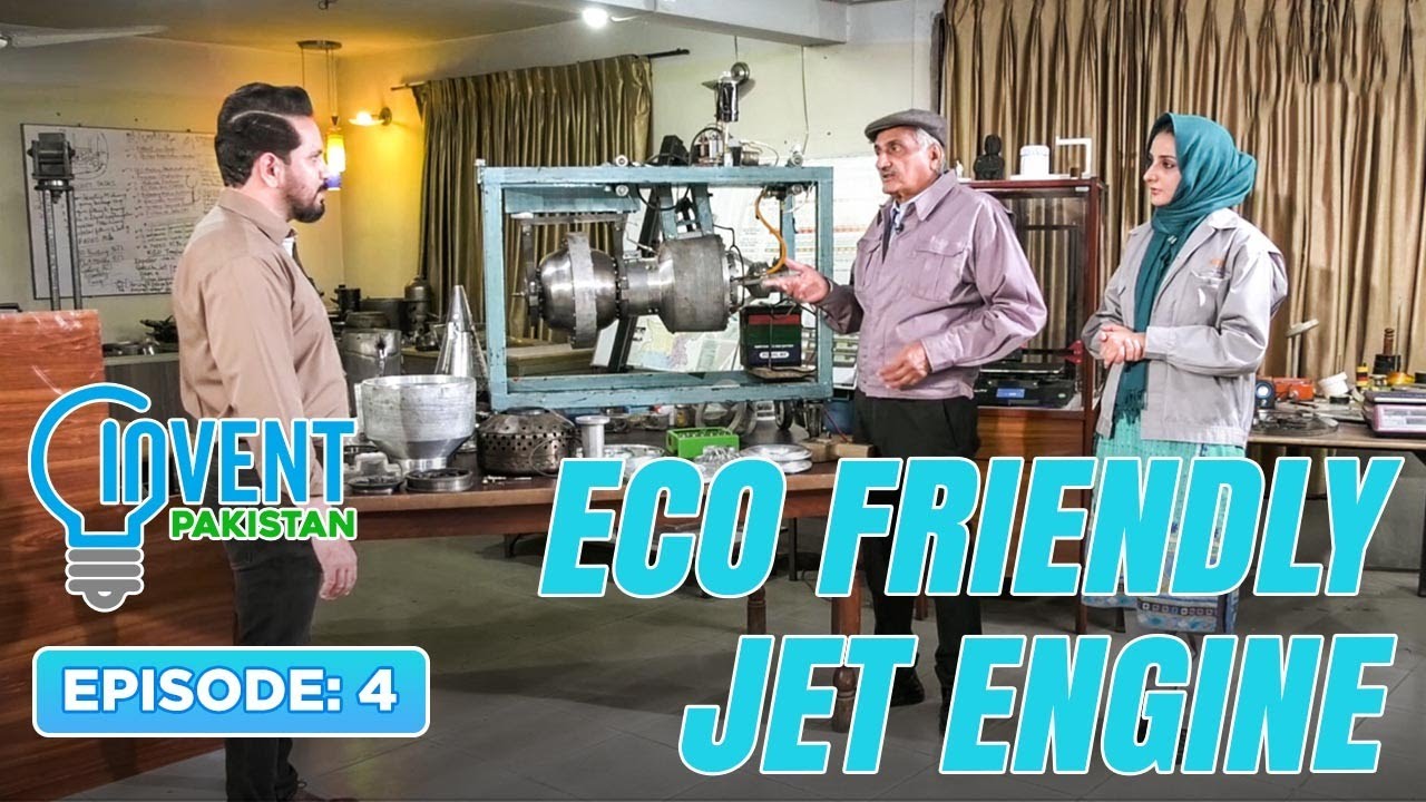 Eco-Friendly Jet-Engine developed by Dr. Sarah Qureshi -A Revolutionary Invention | Invent Pakistan